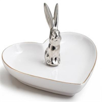 Ceramic  jewelry tray from mmcis china